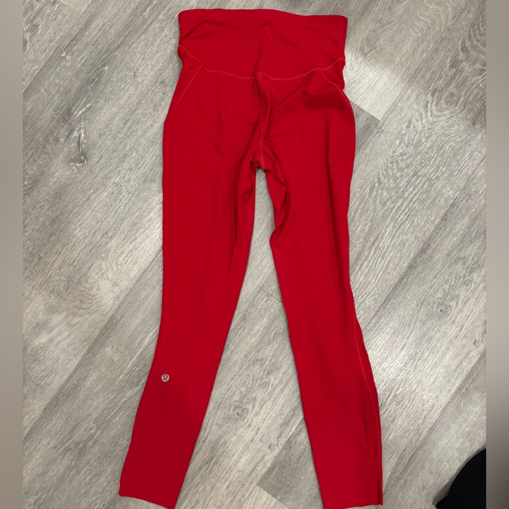 Red LuLuLemon Leggings